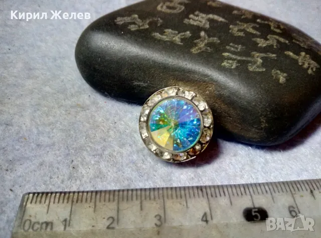 ИНТЕРЕСНА МЕТАЛНА ФЕШЪН АРТ АПЛИКАЦИЯ с ФАСЕТИРАНИ ИСКРЯЩИ КРИСТАЛИ 48840, снимка 8 - Други - 48828066