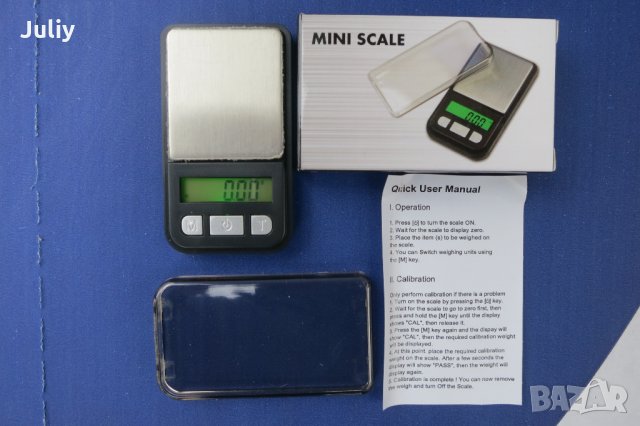 Електронна везна Мини Scale 200g / 0.01g, снимка 4 - Други - 17504606