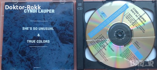 Cyndi Lauper – She's So Unusual & True Colors (1994, 2 - CD) , снимка 4 - CD дискове - 38619290