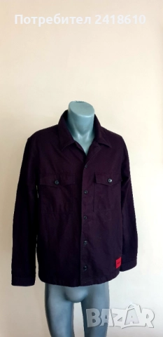 Hugo Boss HUGO Enalu Mens Jacket Size S / M  Пролет - Есен ОРИГИНАЛ! Мъжко Яке - Тип Риза!, снимка 11 - Якета - 52399566