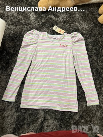 Нова дамска блуза Levi’s , снимка 3 - Блузи с дълъг ръкав и пуловери - 39571074
