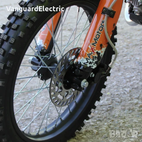 Бензинов Кросов мотор 125cc MX Racing - оранжев, снимка 5 - Мотоциклети и мототехника - 51272101