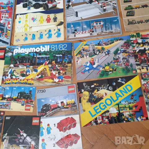 Лот от 27 редки ретро Lego Legoland Playmobil, снимка 5 - Антикварни и старинни предмети - 49215132