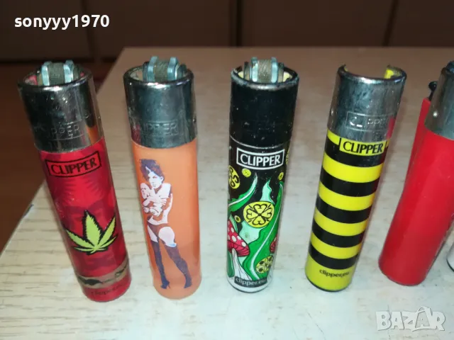 CLIPPER ЛОТ 4-КОЛЕКЦИОНЕРСКИ ЗАПАЛКИ 10БР 2312241241, снимка 2 - Колекции - 48441166