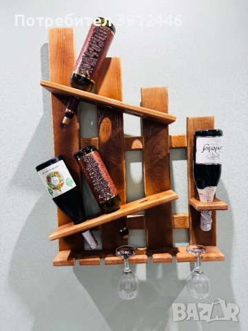 Стойка за вино, снимка 3 - Етажерки - 52711623