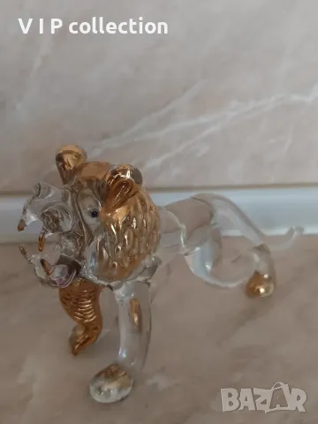 Стъклен Лъв за подарък , снимка 5 - Декорация за дома - 49327204