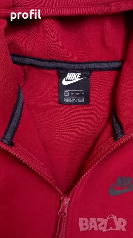 Nike Tech Fleece XS суичър/горнище, снимка 4 - Спортни дрехи, екипи - 48449166