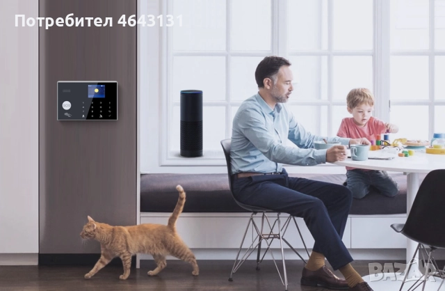 Смарт WiFi, Gsm алармена система за дома и офиса. Tuya, Smartlife, снимка 13 - Комплекти за видеонаблюдение - 52310589