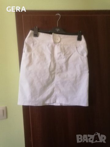 Бяла спортна Пола, М, снимка 2 - Поли - 42125571