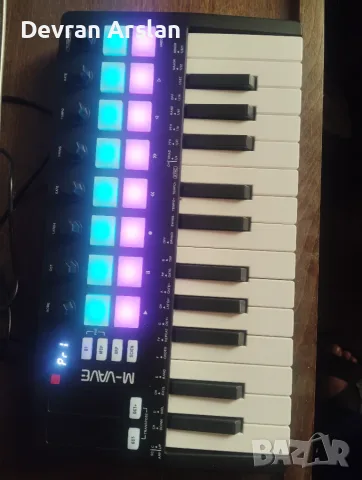 MIDI клавиатура M-VAVE SMK-25 II + софтуерен контролер (Перфектно състояние), снимка 3 - Синтезатори - 56166922