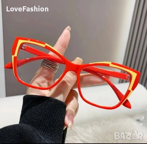 Рамки за очила искрящо червени диоптрични