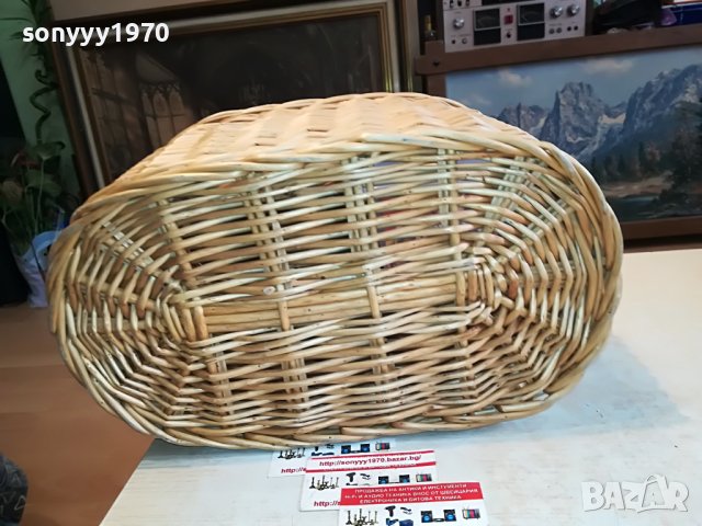 ПЛЕТЕНА КОШНИЦА ВНОС ОТ ГЕРМАНИЯ 1604231929, снимка 15 - Колекции - 40383371