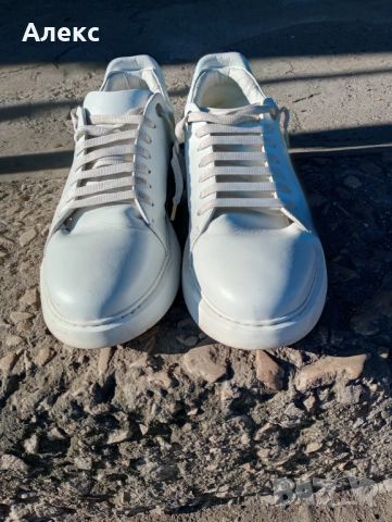 Мъжки кожени сникърси!