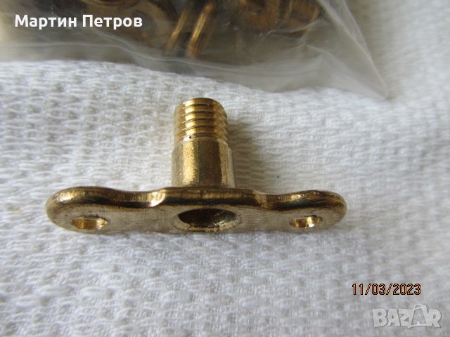 Месингови скоби и подпори за захранващи тръби, снимка 5 - ВИК - 40019824