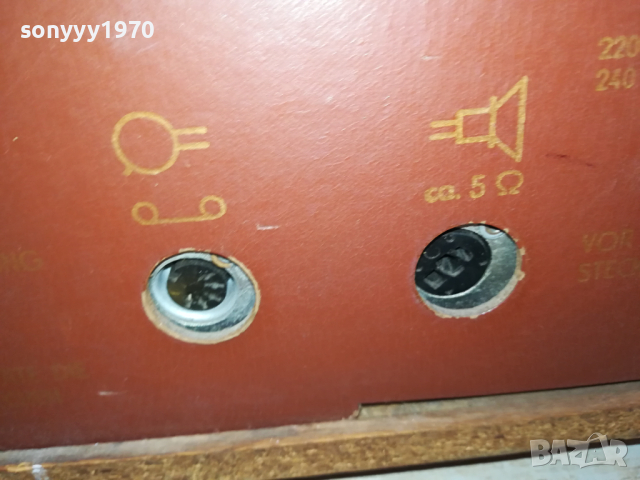 TUBE-ЛАМПА РЕТРО КОЛЕКЦИОНЕРСКА МАШИНА ОТ ГЕРМАНИЯ 1903240745, снимка 10 - Ресийвъри, усилватели, смесителни пултове - 44834156