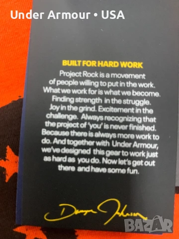 Project Rock • Under Armour • USA, снимка 6 - Блузи - 50582161