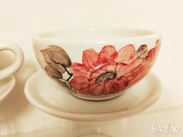 Сервиз.Винтидж.За топли напитки., снимка 2 - Други ценни предмети - 53709243