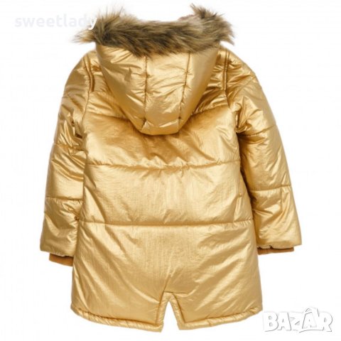 Midimod- Яке с пух  за момиче, снимка 2 - Детски якета и елеци - 40479424