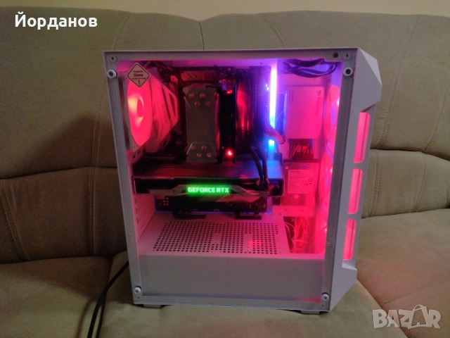 Гейм компютър Intel i7-8700/32gb.ram./500gb.ssd./1tb.hdd./RTX 2080 8gb. Founders, снимка 8 - Геймърски - 52592395