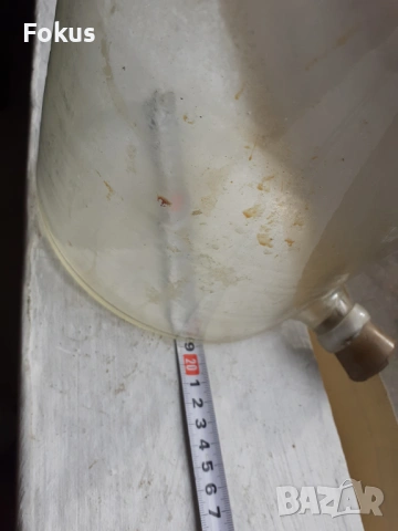 Стар медицински буркан с канелка и стъклена запушалка тапа, снимка 5 - Антикварни и старинни предмети - 53503774