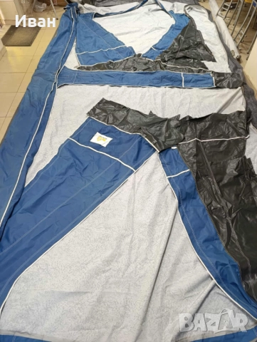 Форселт за каравана Pyramid Tuscany + анекс +вътрешна палатка. Размер 900см(885-910)см земя-земя, снимка 8 - Палатки - 51824299