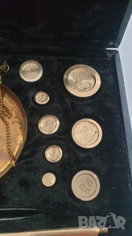 Стара златарска бижутерска везна, снимка 5 - Антикварни и старинни предмети - 41500229