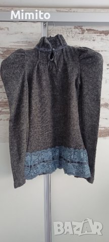 Чудесен пуловер с вълна, снимка 2 - Блузи с дълъг ръкав и пуловери - 41511982