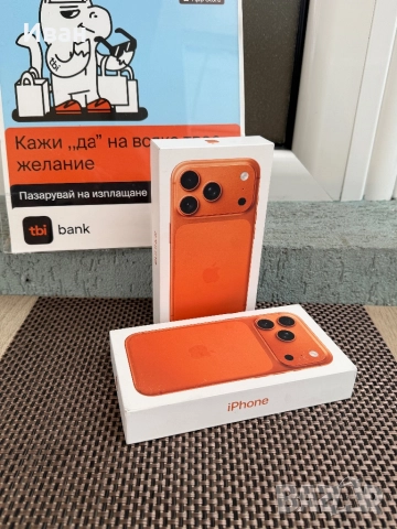 1TB!ЛИЗИНГ*120лв/м iPhone 17 Pro*Orange*айфон 17 про, снимка 2 - Apple iPhone - 52145142