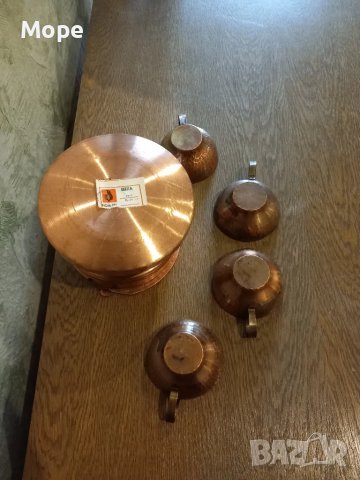 Менче котле с чаши, снимка 2 - Антикварни и старинни предмети - 47394874