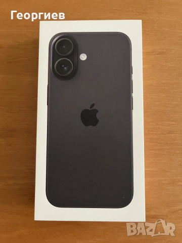 Нов! iPhone 16 ,128 GB , Black / Неразпечатан, снимка 3 - Apple iPhone - 56366832