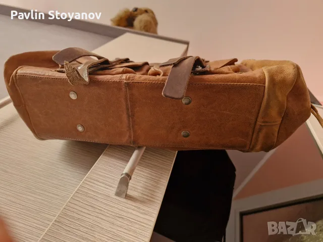 Висококачествена италианска кожена чанта Airstep , снимка 9 - Чанти - 56175569