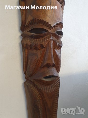 Оригинални дървени африкански маски. Купувани през 1986г. от Мозамбик. По 80лв./бр.  ( Голямата 110л, снимка 5 - Декорация за дома - 40998312
