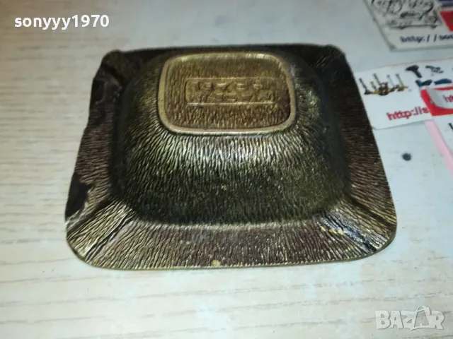 ISRAEL-МАСИВЕН ПЕПЕЛНИК-10Х10СМ ВНОС FRANCE 2812241948, снимка 8 - Антикварни и старинни предмети - 48483323