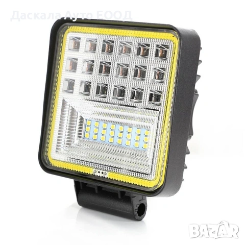 1бр. мощен ЛЕД бар LED bar халоген прожектор с ангелски очи 48W, 10-30V, снимка 2 - Аксесоари и консумативи - 53854949