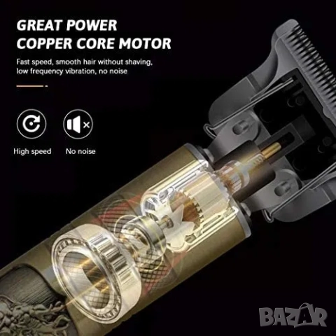 Професионална Електрическа машинка за подстригване, бръснене, оформяне, снимка 8 - Машинки за подстригване - 52212094