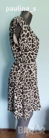 Два броя / Маркова рокля в леопардов принт " и" Stradivarius STR" / унисайз , снимка 14 - Рокли - 30235408
