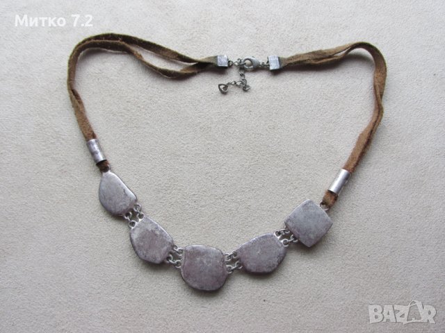 Дамско сребърно колие - 6, снимка 4 - Колиета, медальони, синджири - 40801473