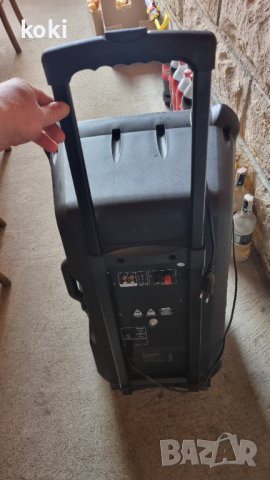 Колона за караоке с два микрофона, снимка 3 - Тонколони - 39970738