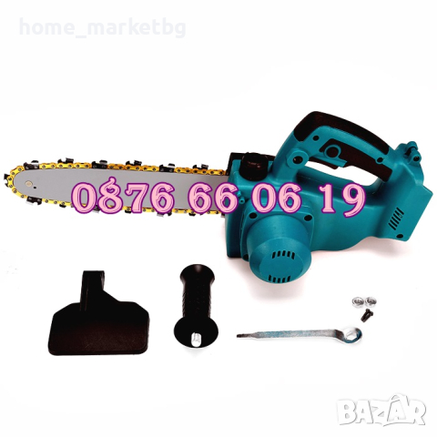 Акумулаторен трион 36V 10Ah, резачка за клони с 1 / 2 закалени вериги, снимка 3 - Градинска техника - 44568505