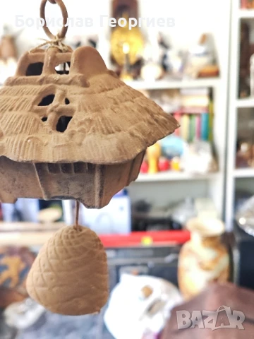 Старо японско чугунено звънче, снимка 4 - Антикварни и старинни предмети - 50890876