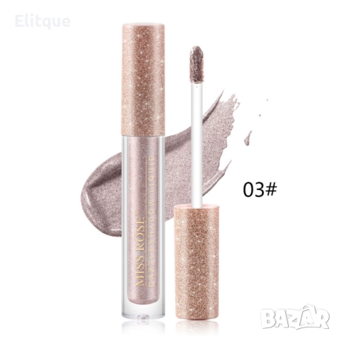 Блестящи течни сенки за очи MISS ROSE, снимка 11 - Други - 52831128