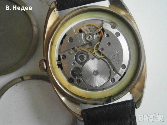 ВОСТОК кал. 2409 - командирската машина! СССР, Au 20, каса 35,5мм!, снимка 6 - Мъжки - 53654148