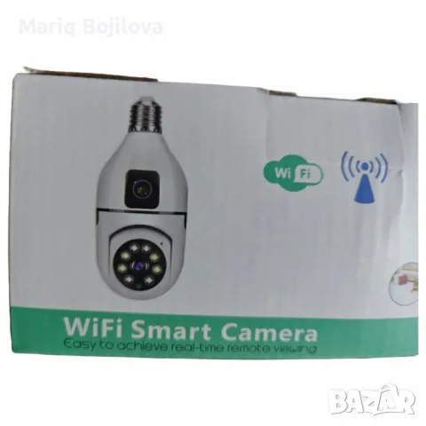 Безжична Wifi CCTV двойна камера за наблюдение, снимка 6 - IP камери - 49808894