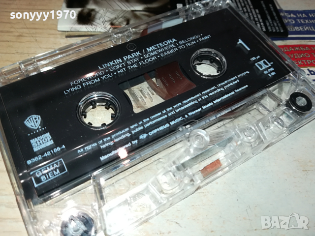 поръчана-LINKIN PARK METEORA-ORIGINAL TAPE 1903240858, снимка 6 - Аудио касети - 44834656