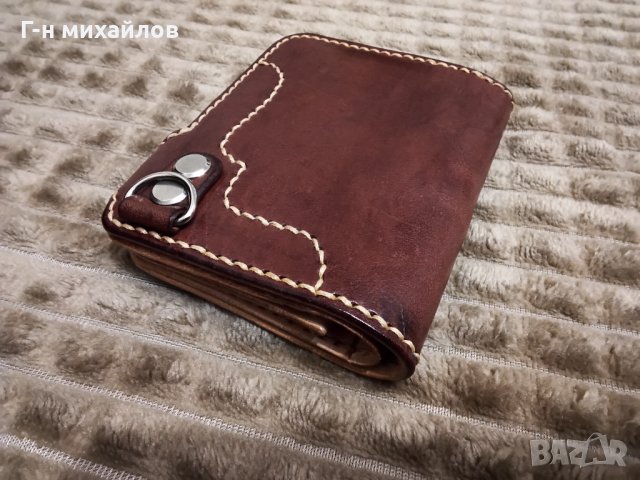 Портфейл естествена кожа, снимка 2 - Портфейли, портмонета - 39271877