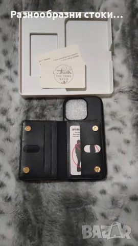 Калъф TUCCH за iPhone 16 Pro с [неразглобяем портфейл], снимка 3 - Калъфи, кейсове - 50026132