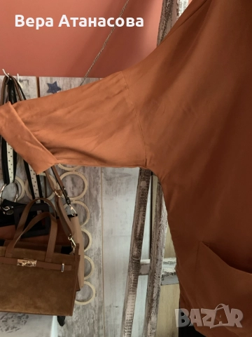 👜 Блейзър Amisu в цвят камел🔥, снимка 3 - Сака - 56315896