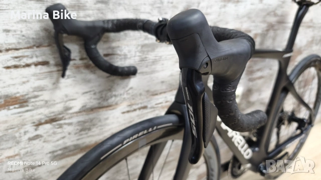 Карбонов шосеен велосипед Pinarello Prince TiCR Disc 105 Di2 Fulcrum Wind| 51.5, снимка 12 - Велосипеди - 53167336