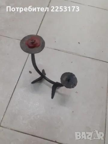 Ковани свещници за камина, снимка 10 - Декорация за дома - 42114129