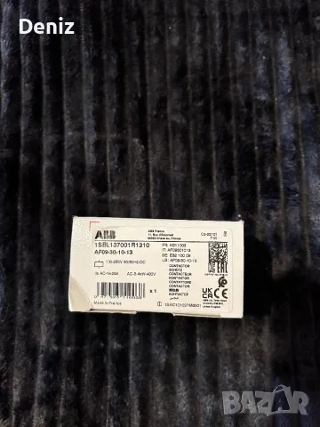 ABB КОНТАКТОР AF16- 30- 10- 13 100-250V  50/60HZ, снимка 2 - Други - 49771460